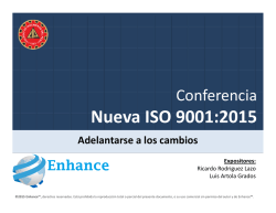 Nueva ISO 9001:2015