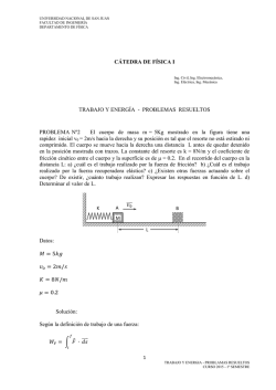 PROBLEMAS RESUELTOS PROBLEMA Nº2 El cuerpo de