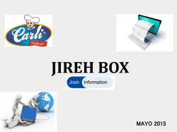 JIREH BOX - Carli Snacks