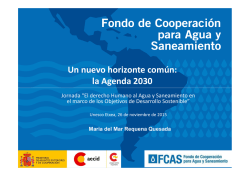 Un nuevo horizonte común: la Agenda 2030