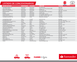 Concesionarios Suzuki y Toyota