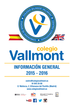 INFORMACIÓN GENERAL 2015 - 2016