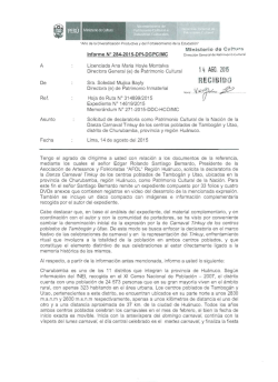 "0.. <{"VU .á?.... - Ministerio de Cultura