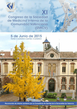 XI Congreso de SMICV - S&H Medical Science Service