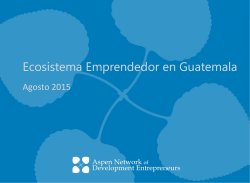 Ecosistema Emprendedor en Guatemala