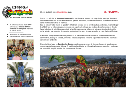 2015 Brochure - Rototom Sunsplash