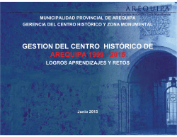 ¿que es la gerencia del centro histórico y zona