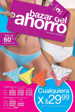 Avon Folleto Bazar de Ahorro Campaña 3/2016 PDF