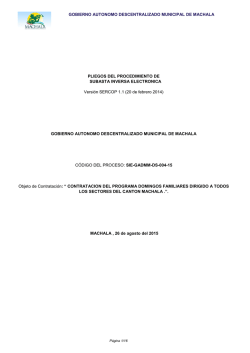 GOBIERNO AUTONOMO DESCENTRALIZADO