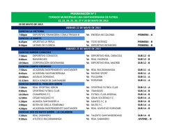 20 DE MAYO DE 2015 CANCHA LA VICTORIA 7:00pm
