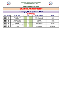 CANCHA "CAPITOLIO"