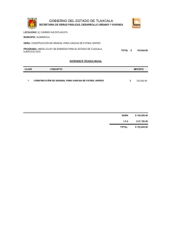 CONSTRUCCI&Oacute;N DE GRADAS, PARA CANCHA DE FUTBOL