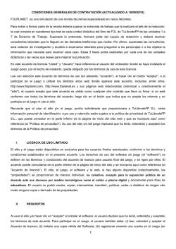 Condiciones Contratación FOLPLANET