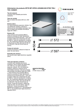 Informacion de producto SPYD M73 RPX2 LED4000