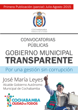 Descargar - Cochabamba - Gobierno Autónomo Municipal de