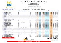 Palma de Mallorca Marathon - Medio Marathon