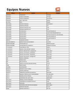 Equipos Nuevos