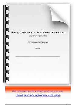 Dossier de hierbas y plantas curativas plantas shamanicas en pdf