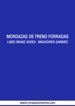 Mordazas de Freno Forradas Descargar PDF