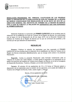 RESUELVE