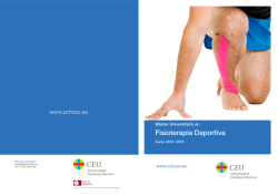 Diptico master fisioterapia deportiva 2015