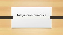 Integracion numérica