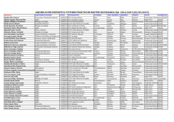 LISTADO PROVISIONAL ADJUDICACIÓN PRÁCTICUM