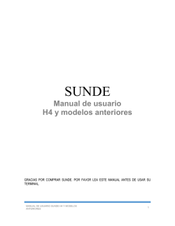 Manual de usuario H4 y modelos anteriores