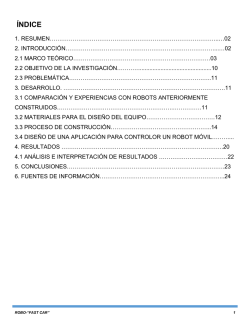 Robo "Fast-Car" - feriadelasciencias.unam.mx