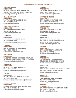 presidentes de consejos estatales aguascalientes
