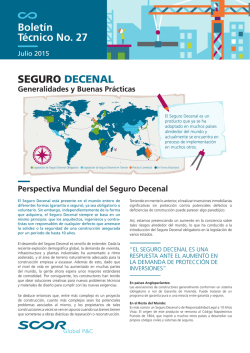 SEGURO DECENAL Boletín Técnico No. 27