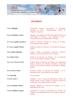 miembros_CIELO - Instituto Europeo de Relaciones Industriales