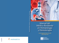 Manual del Médico Residente en Hematología y Hemoterapia