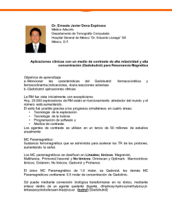 Dr. Ernesto Javier Dena Espinoza Aplicaciones clínicas con