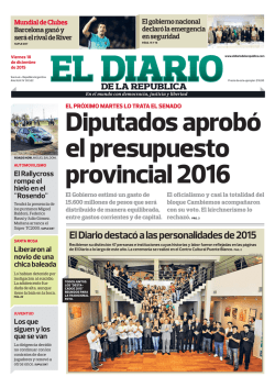2015-12-18 cuerpo central - El Diario de la República