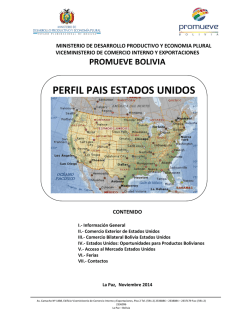 Descargar Perfil - Promueve Bolivia