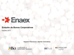 Enaex – Presentación Roadshow Bonos 2015