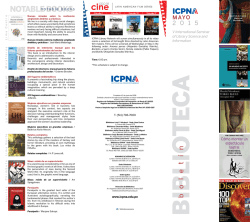 Boletín mayo 2015 - Instituto Cultural Peruano Norteamericano