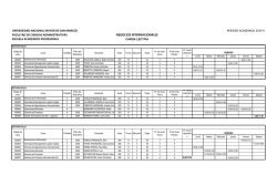 viii ciclo horarios 2014- ii - Facultad de Ciencias Administrativas