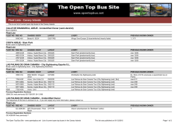 Fleet Lists - Canary Islands