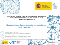 Título de la presentación - Oficina de Proyectos Europeos