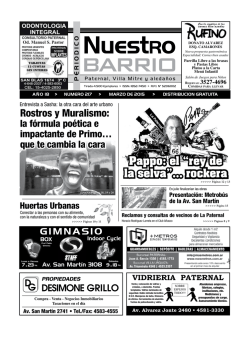 Rostros y Muralismo: - nuestrobarrioweb.com.ar