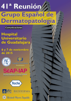 pósteres - Grupo Español de Dermatopatología