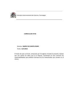 MARÍA PAZ GARCÍA RUBIO Fecha: 15/5/2015 El titula