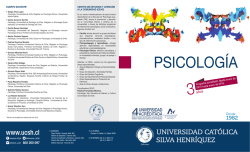 Descargar folleto1 Mb - Universidad Católica Silva Henríquez