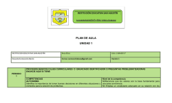 PLAN DE AULA ETICA GRADO 3° CARMENCITA