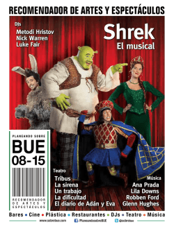 Teatro - Planeando sobre BUE