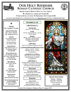 our holy redeemer human services