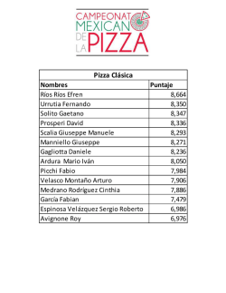 Mejor Pizza Clásica