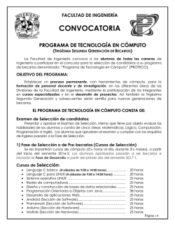 Descargar la CONVOCATORIA 2016-2